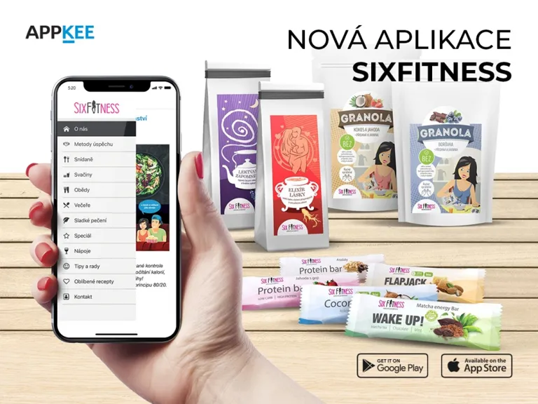 Sixfitness: jídelníčky a kontakty na jednom místě